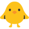 Front-Facing Baby Chick emoji on Google